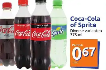 Action Coca-cola Of Sprite aanbieding