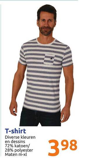 Action T-shirt aanbieding