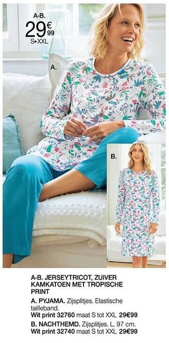 Damart Pyjama aanbieding