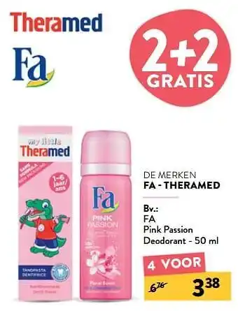 Di Fa pink passion deodorant aanbieding