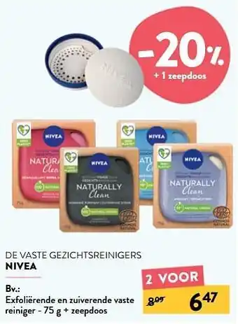 Di Exfoliërende en zuiverende vaste reiniger + zeepdoos aanbieding