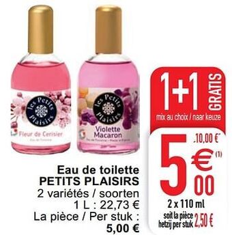 Cora Eau de toilette petits plaisirs aanbieding