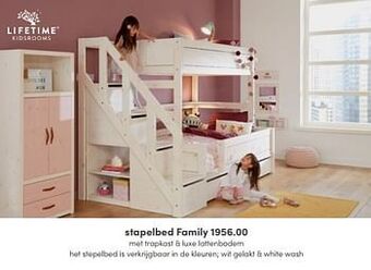 Baby & Tiener Stapelbed family aanbieding