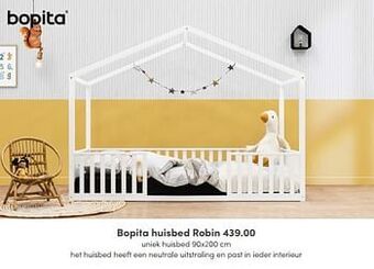 Baby & Tiener Bopita huisbed robin aanbieding