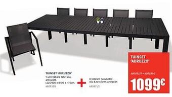 HandyHome Tuinset abruzzo aanbieding