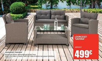 HandyHome Loungeset savona aanbieding