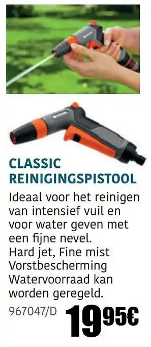 Europoint Classic reinigingspistool aanbieding