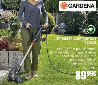 Europoint Gardena trimmer comfortcut 550-28 aanbieding