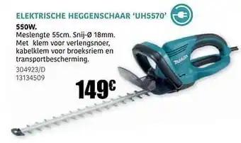 Europoint Makita elektrische heggenschaar uh5570 aanbieding