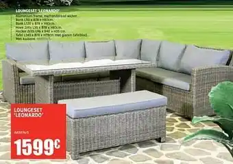 LOUNGESET LEONARDO