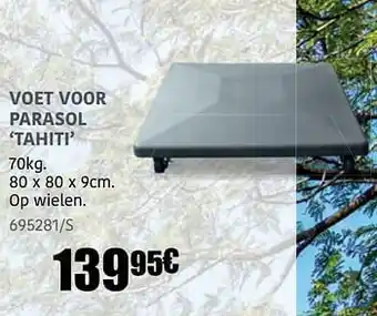 Voet voor parasol tahiti