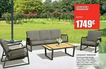 Europoint Loungeset robinson aanbieding