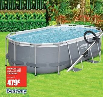 HandyHome Power steel ovaal frame zwembad aanbieding