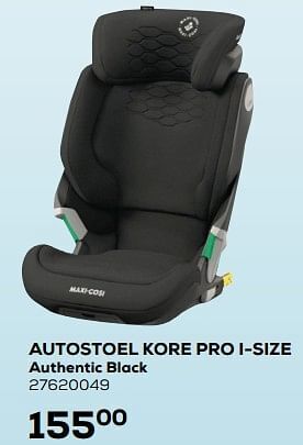 Supra Bazar Autostoel kore pro i-size authentic black aanbieding