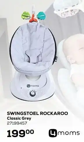 4moms swingstoel rockaroo classic grey