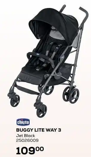 Buggy lite way 3 jet black