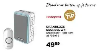Draadloze deurbel wit