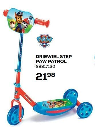 Driewiel step paw patrol