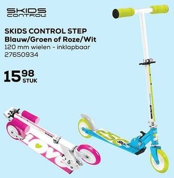 Skids control step blauw-groen of roze-wit