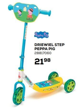 Driewiel step peppa pig