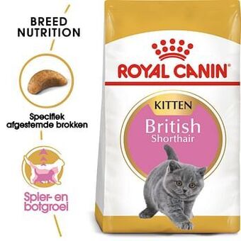 Zooplus 2x10kg British Shorthair Kitten Royal Canin Breed Kattenvoer aanbieding