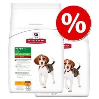 Voordeelpakket: 2 zakken Hill’s Science Plan Puppy Puppy <1 Medium met Kip (2 x 14 kg)