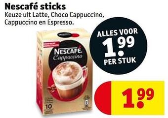 Nescafé sticks