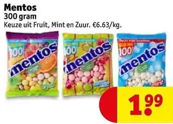 Kruidvat Mentos aanbieding
