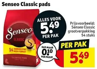 Kruidvat Senseo classic grootverpakking aanbieding