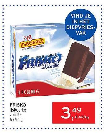 Alvo Frisko Ijsboerke aanbieding