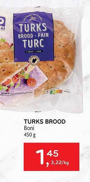 Alvo Turks Brood Boni aanbieding