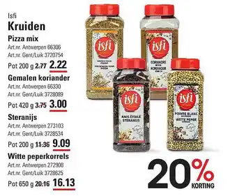ISPC Isfi Kruiden aanbieding