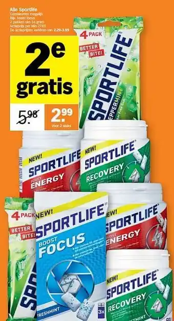 Sportlife boost focus