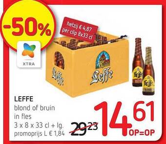 Spar Colruyt Leffe Blond Of Bruin In Fles aanbieding