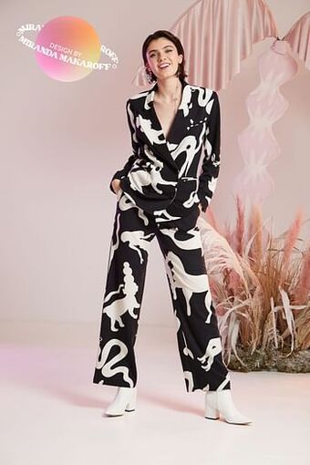 Desigual Blazer met dubbele knoopsluiting - BLACK - S aanbieding