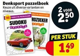 Denksport puzzelboek