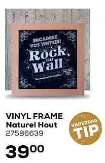 Vinyl frame naturel hout