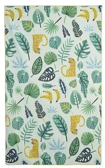 HEMA Microvezelhanddoek 110x115 Jungle