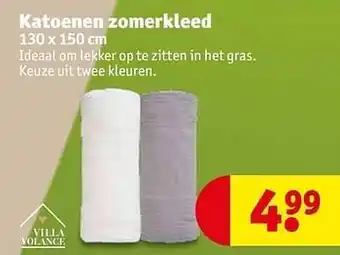 Kruidvat Katoenen zomerkleed aanbieding