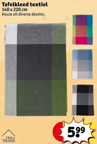Kruidvat Tafelkleed textiel aanbieding