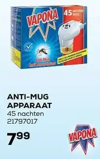 Vapona anti-mug apparaat