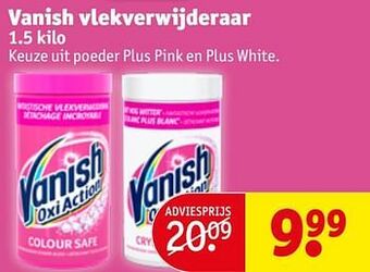 Kruidvat Vanish vlekverwijderaar aanbieding
