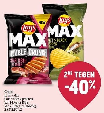 Delhaize Chips lay`s - max aanbieding