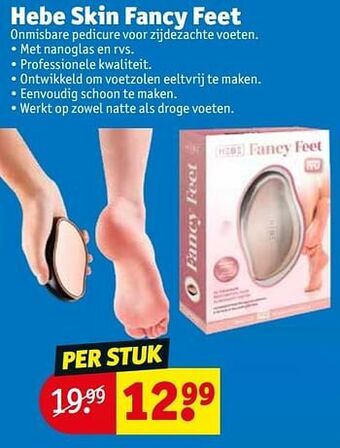 Kruidvat Hebe skin fancy feet aanbieding