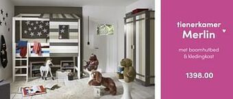 Baby & Tiener Tienerkamer merlin aanbieding
