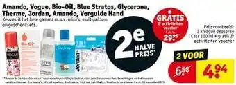 Kruidvat Vogue deospray cats + gratis 2e activiteiten voucher aanbieding