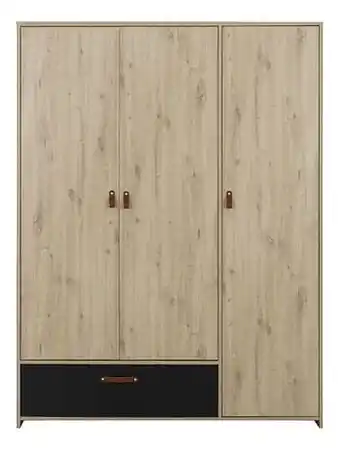 Dreamland Kleerkast 3-deurs Arthus eikdecor aanbieding