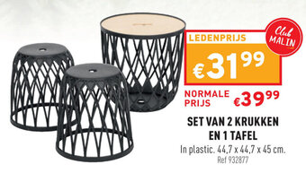 Trafic Set Van 2 Krukken En 1 Tafel aanbieding
