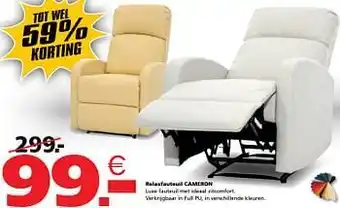Relaxfauteuil cameron