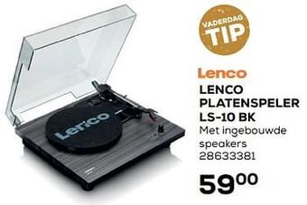 Lenco platenspeler ls-10 bk